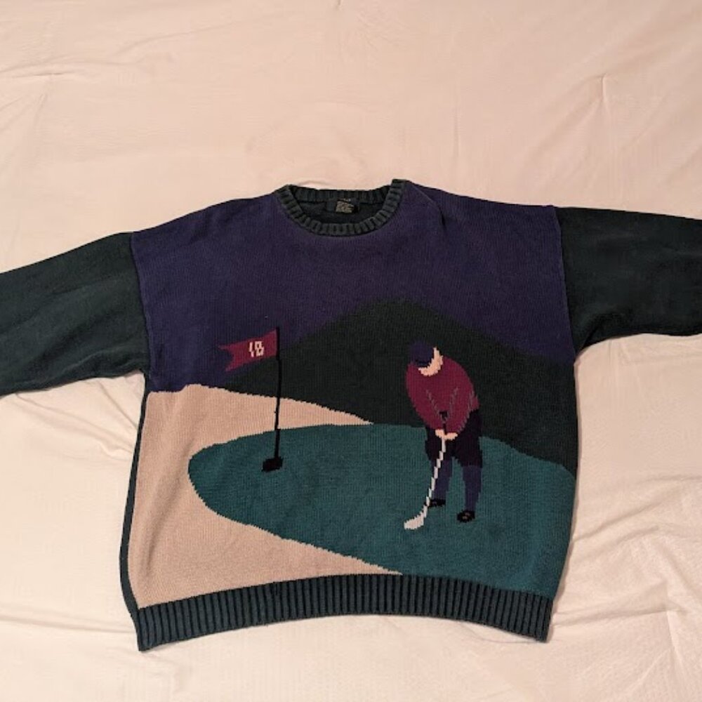 Club Room Men's Golf Sweater Size Large